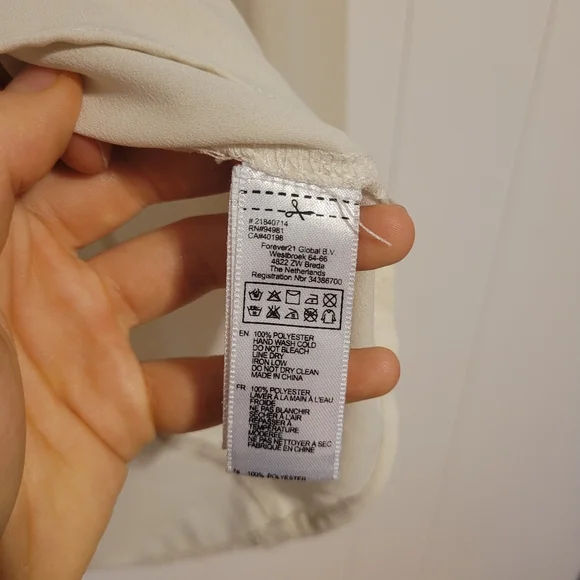 Forever 21 Chiffon Button Up Blouse - Picture 7 of 7